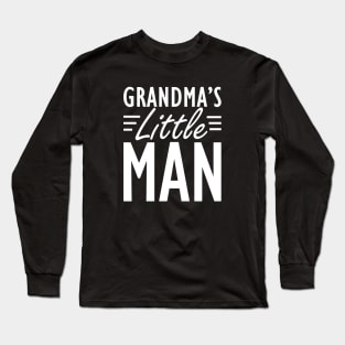 Grandma's little man w Long Sleeve T-Shirt